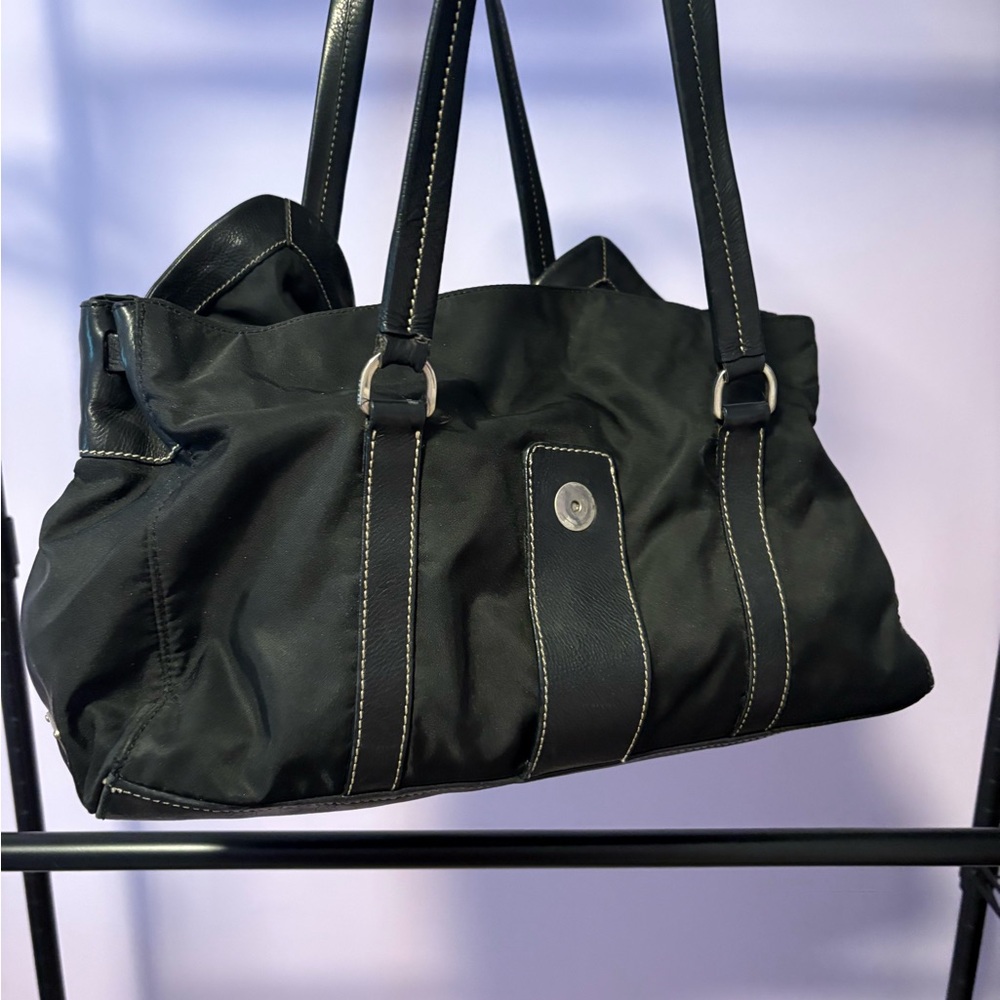 Prada Black Tessuto Easy Shoulder Bag - Picture 2 of 15